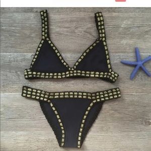Black Crochet Bikini